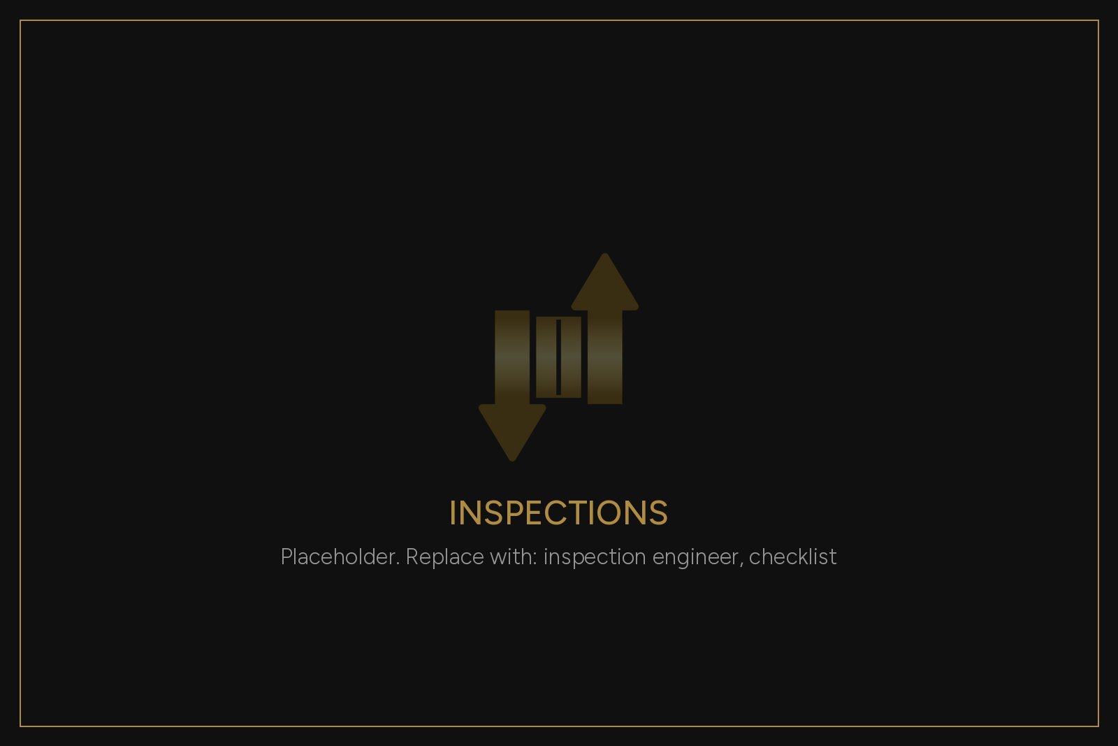 testing, inspection